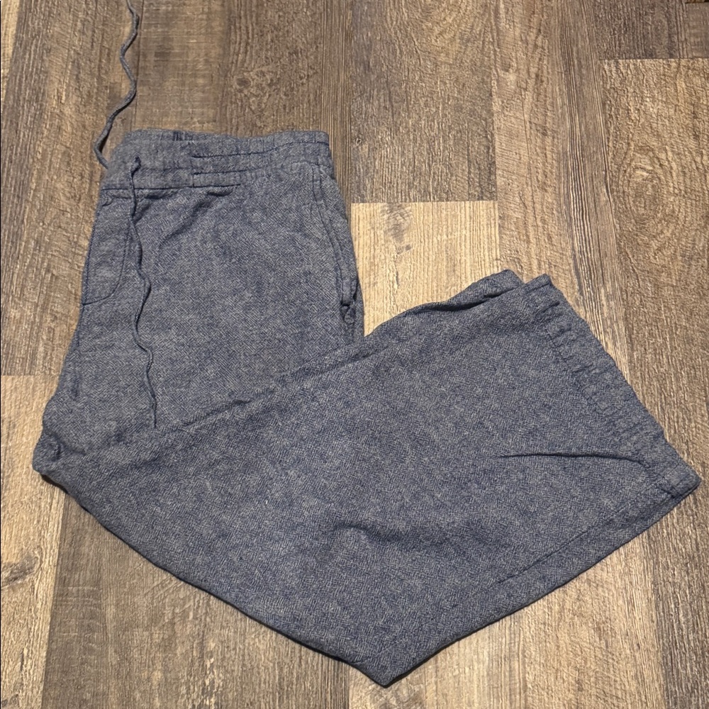 Old Navy Blue Heathered Capri Pants